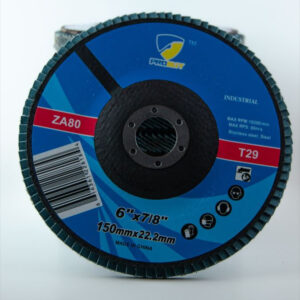6'' x 7.8 Zirconium Flap Disc - Grit 80