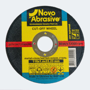 4.5'' x 0.62 NovoAbrasive Cutting Disc