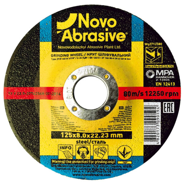 Novo Abrasive 5" x 5/16" Grinding Wheel